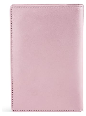 Puccini Etui "Zen" w kolorze jasnoróżowym na dokumenty podróżne - 10 x 14 x 1 cm