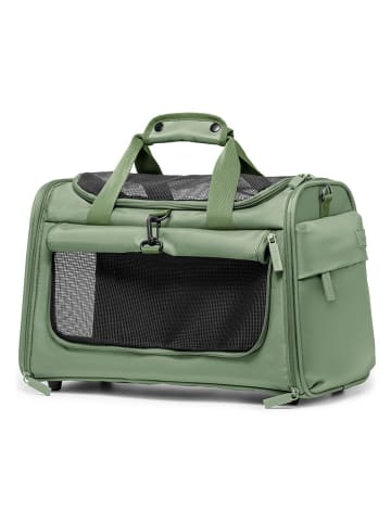 Puccini Tiertasche "Barbados" in Grün - (B)43 x (H)29 x (T)21 cm