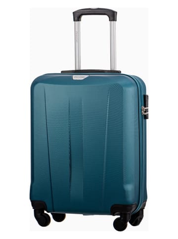 Puccini Hardcase-Trolley "Paris" in Blau - (B)40 x (H)55 x (T)20 cm