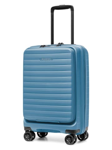 Puccini Hardcase-Trolley "Seoul" in Blau - (B)36 x (H)56 x (T)21 cm