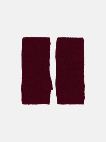 Perfect Cashmere Kaschmir-Armstulpen "Bale" in Bordeaux