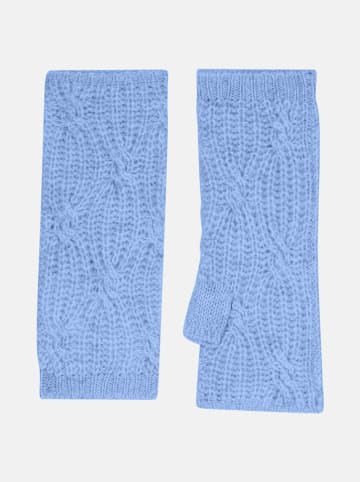 Perfect Cashmere Kaschmir-Armstulpen "Bale" in Hellblau