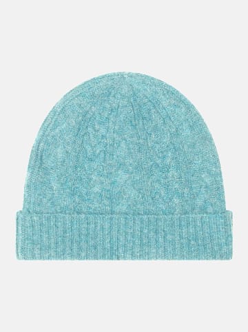 Perfect Cashmere Kasjmieren muts "Cleo" turquoise