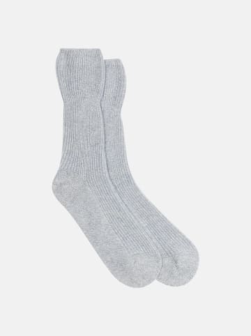 Perfect Cashmere Kasjmieren sokken "Dayaya" grijs