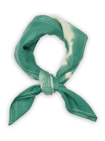 Perfect Cashmere Kaschmir-Tuch "Nybro" in Grün - (L)56 x (B)56 cm