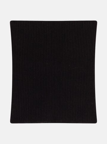 Perfect Cashmere Kaschmir-Loop-Schal "Sofia" in Schwarz - (L)50 x (B)50 cm