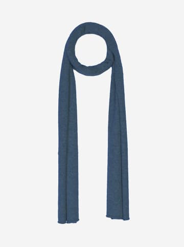 Perfect Cashmere Kaszmirowy szal "Spencer" w kolorze niebieskim - 200 x 30 cm