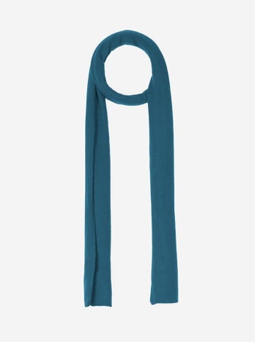 Perfect Cashmere Kasjmieren sjaal "Spencer" blauw - (L)200 x (B)30 cm