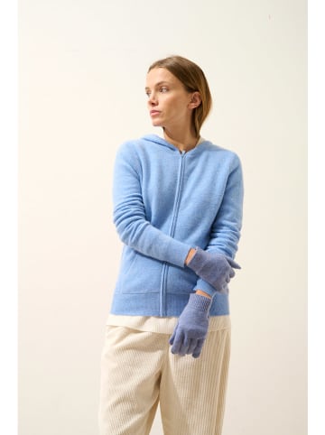 Perfect Cashmere Kaschmir-Handschuhe "Yann" in Hellblau