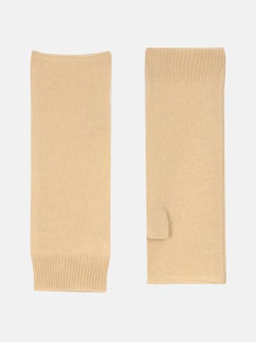 Perfect Cashmere Kaschmir-Armstulpen "Zoe" in Beige