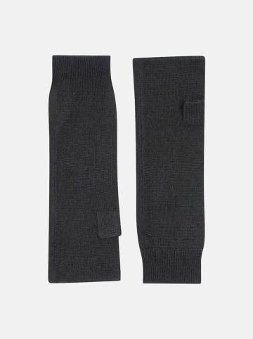 Perfect Cashmere Kaschmir-Armstulpen "Zoe" in Anthrazit