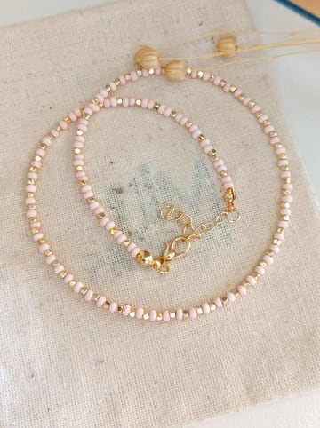 atelier MIU Vergold. Halskette mit Schmuckelementen - (L)42 cm