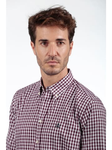 The Time of Bocha Hemd in Bordeaux/ Weiß