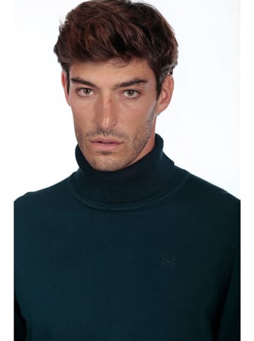 The Time of Bocha Rollkragenpullover in Petrol