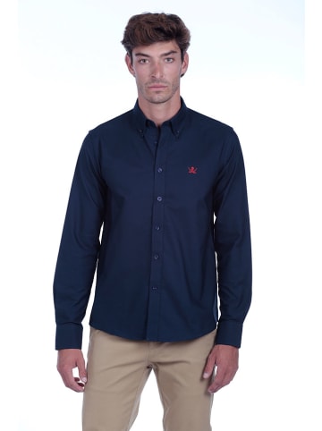 The Time of Bocha Hemd "Oxford" in Dunkelblau