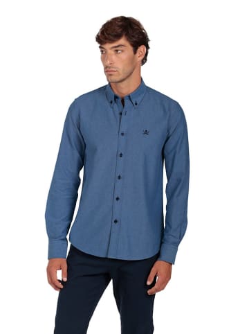 The Time of Bocha Blouse "Oxford" blauw