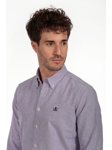 The Time of Bocha Koszula "Oxford" w kolorze fioletowym