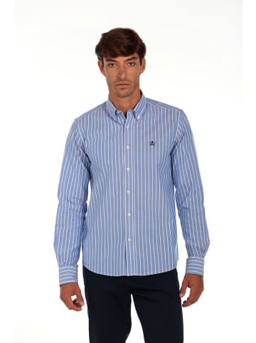 The Time of Bocha Blouse "Oxford" blauw
