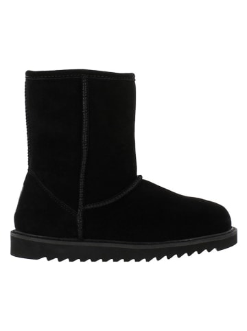 NICEBAY Skórzane botki zimowe "Stour Waterproof" w kolorze czarnym
