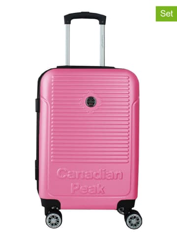 Canadian Peak Hardcase-trolley "Santiagoeak" roze - (B)34 x (H)53 x (D)21 cm
