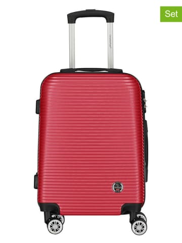 Canadian Peak Hardcase-trolley "Solomuneak" bordeaux - (B)34 x (H)53 x (D)21 cm