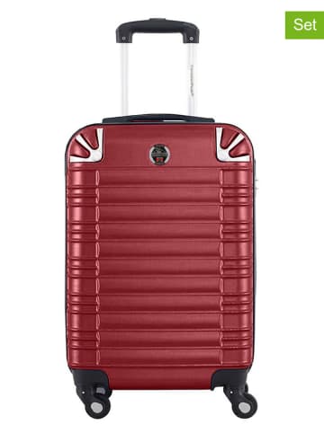Canadian Peak Hardcase-Trolley "Sourcingeak" in Bordeaux - (B)34 x (H)53 x (T)21 cm