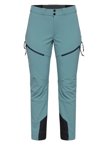 Haglöfs Softshell-Ski-/ Snowaboardhose "Discover Touring" in Türkis