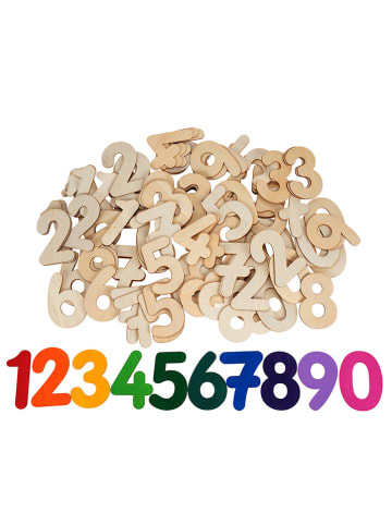 SUNNYSUE 150-delige houten getallenset - vanaf 3 jaar