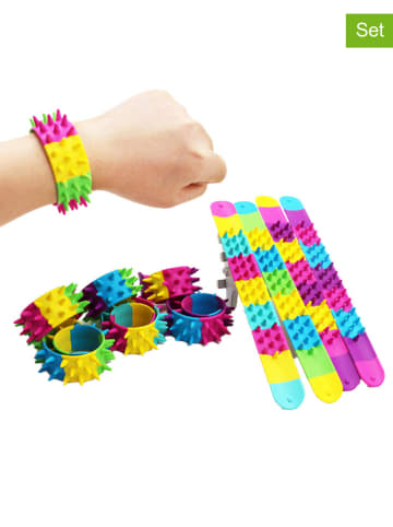 SUNNYSUE 4-delige set: snap-armbanden "Steken" - vanaf 3 jaar