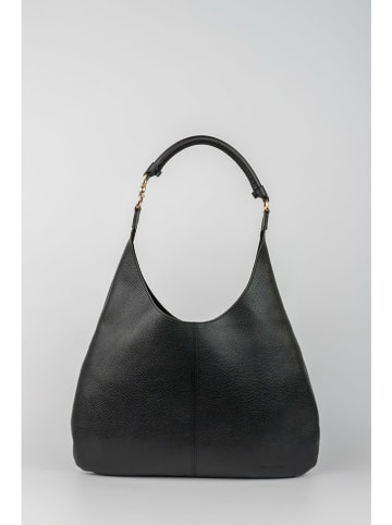 Christian Laurier Skórzany shopper bag "Suri" w kolorze czarnym - 48 x 31 x 2 cm