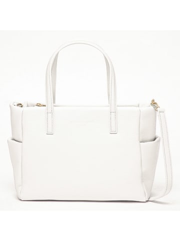 Christian Laurier Leder-Henkeltasche "Maeve" in Creme - (B)32 x (H)22 x (T)11 cm