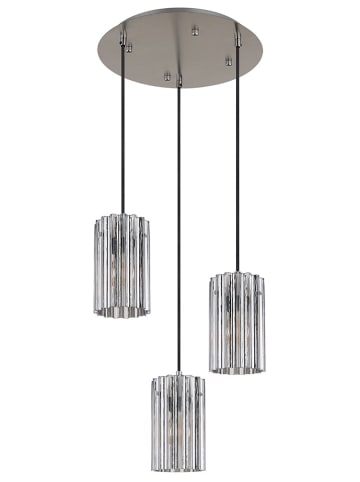 Globo lighting Hängeleuchte ''Cayden'' in Silber - (H)120 x Ø 38,5 cm
