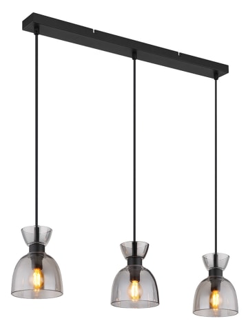 Globo lighting Hängeleuchte ''Massey'' in Schwarz - (B)65 x (H)120 x (T)13 cm