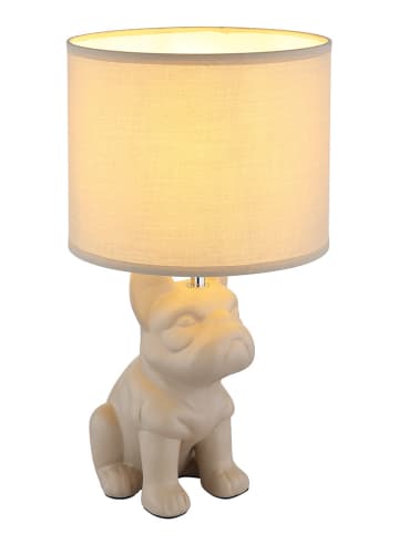Globo lighting Tischleuchte ''Dogo'' in Beige - (B)23,3 x (H)40 x (T)22 cm