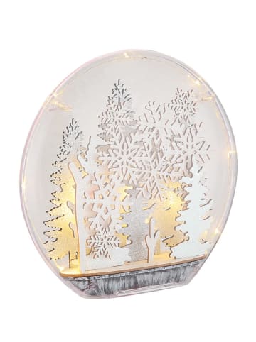 Globo lighting LED-Dekoleuchte in Weiß - (B)26 x (H)24,5 x (T)7 cm