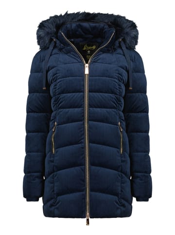 Geographical Norway Steppmantel "Bilove" in Dunkelblau