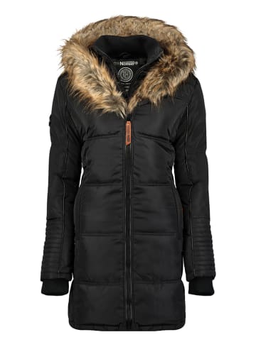 Geographical Norway Steppmantel "Beautiful" in Schwarz