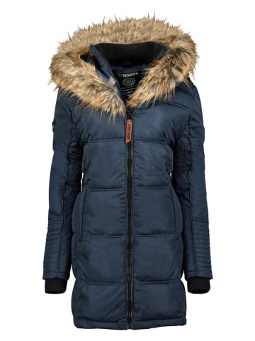 Geographical Norway Steppmantel "Beautiful" in Dunkelblau