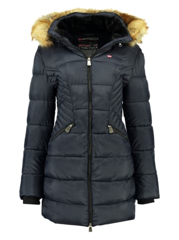 Geographical Norway Wintermantel "Abeille" in Dunkelblau