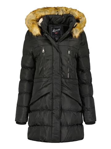 Geographical Norway Wintermantel "Boxe" in Schwarz