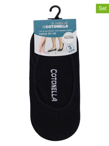 COTONELLA 3-delige set: voetjes zwart