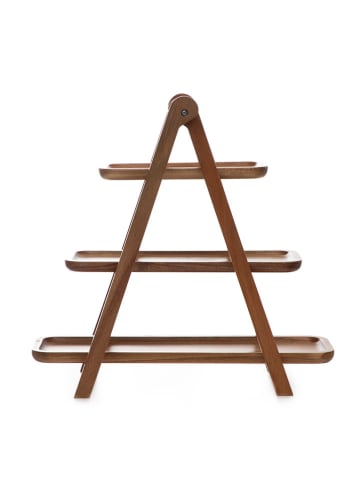 Homla Etagère "Mooka" bruin - (B)39,5 x (H)38,5 cm