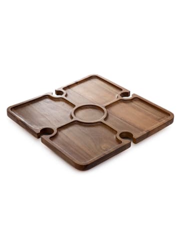 Homla Taca "Mooka" w kolorze brązowym - 34 x 34 cm