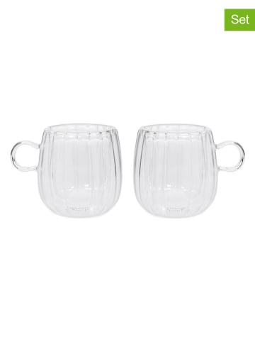 Homla 2er-Set: Tassen ''Cembra Groove'' - 250 ml