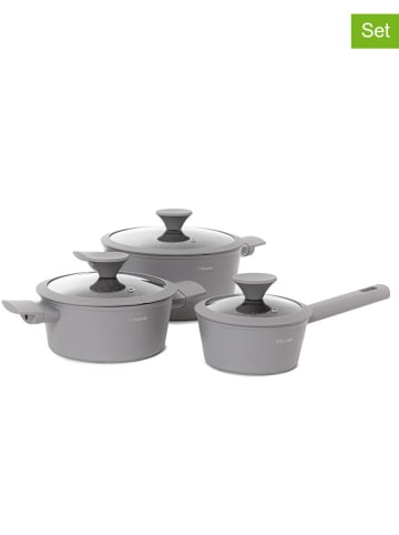Homla 6tlg. Topf-Set "Tristan" in Grau