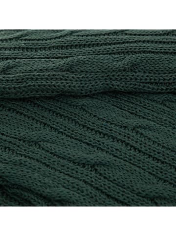 Homla Koc "New Mjolby" w kolorze ciemnozielonym - 170 x 130 cm