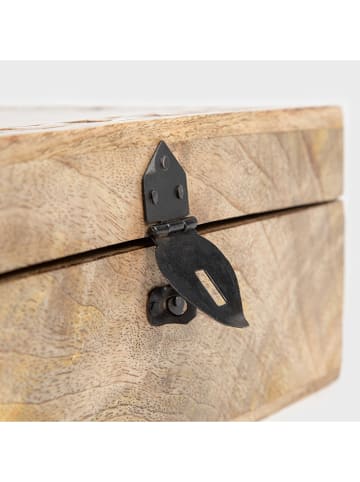 Homla Schatkist "Sombre" bruin - (B)26 x (H)10 x (D)18 cm