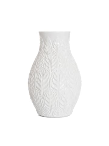 Homla Vase "Natto" in Weiß - (H)24 cm