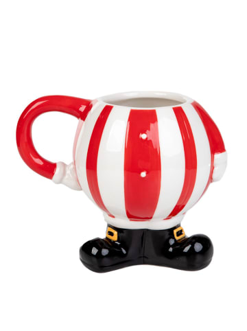 Homla Tasse "Lollipop" in Rot/ Weiß - 500 ml