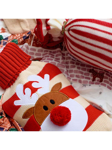 Homla Wärmflasche "Reindeer" in Rot/ Braun